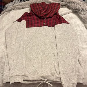 Maurice’s Plaid Sweatshirt